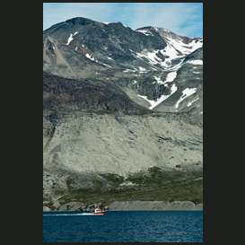 Mountain and boat